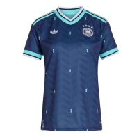 Camiseta Alemania Segunda Equipación Replica Mundial 2026 para mujer mangas cortas